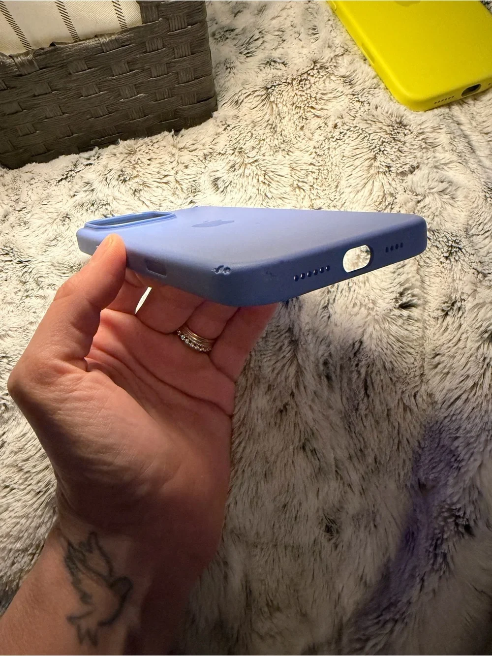 Apple Silicone iPhone Case - Periwinkle